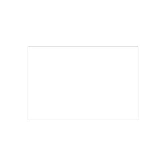 Rectangular Block Out Paper Labels, 6"L x 4"W, White, Roll of 500