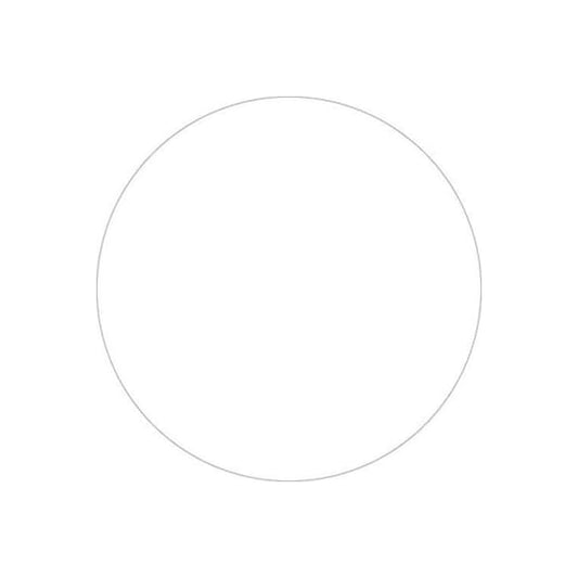 3/4" Dia. Round Removable Paper Labels, White, Roll of 500