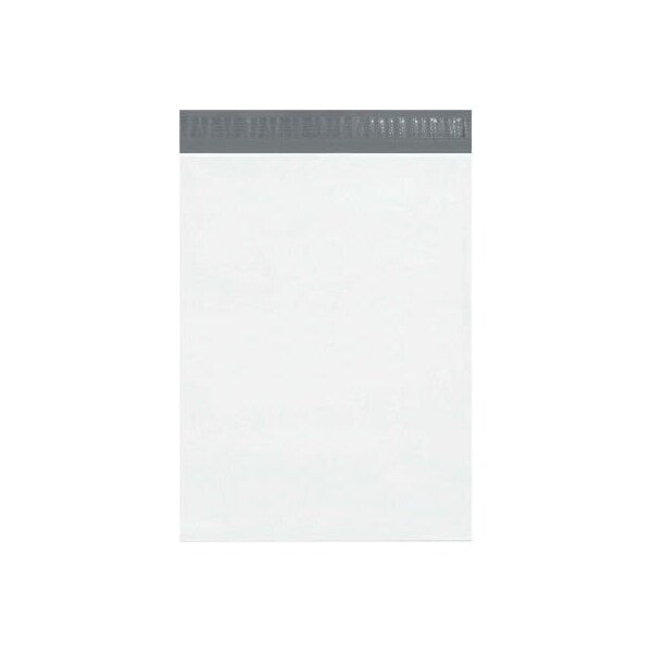 Expansion Poly Mailers, 15"W x 20"L x 4"D, 2.5 Mil, White, 100/Pack