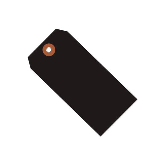 Plastic Shipping Tag #5 4-3/4L x 2-3/8W Black 100/Pack