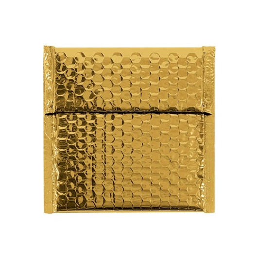 Glamour Bubble Mailers 7W x 6-3/4L Gold 72/Pack