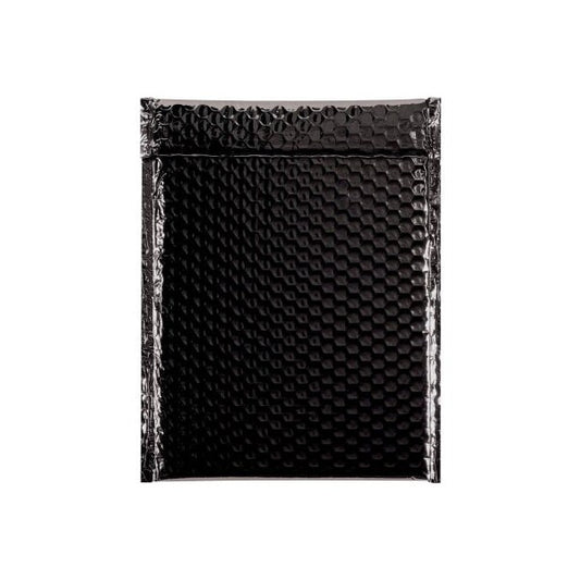 Glamour Bubble Mailers 9W x 11-1/2L Black 100/Pack