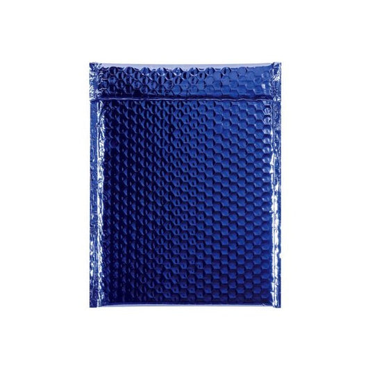 Glamour Bubble Mailers, 9"W x 11-1/2"L, Blue, 100/Pack