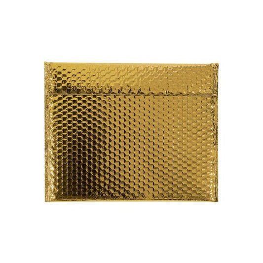 Glamour Bubble Mailers 13-3/4W x 11L Gold 48/Pack