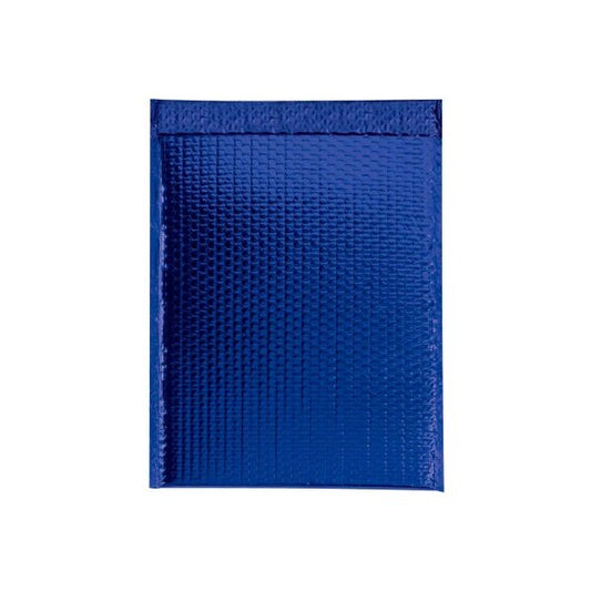 Glamour Bubble Mailers, 13"W x 17-1/2"L, Blue, 100/Pack