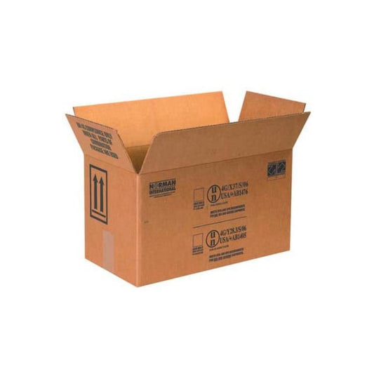 Haz Mat Boxes For Two 1 Gal. Paint Cans, 17"L x 8-1/2"W x 9-5/16"H, Kraft, 25/Pack