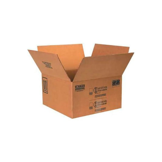 Haz Mat Boxes For Four 1 Gal. Paint Cans, 17"L x 17"W x 9-5/16"H, Kraft, 10/Pack