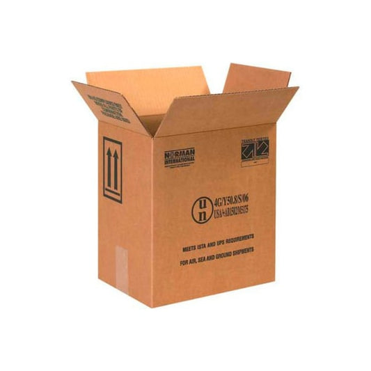 Haz Mat Boxes For 1 Gal. F Style Paint Can, 11-3/8"L x 8-3/16"W x 12-3/8"H, Kraft, 20/Pack