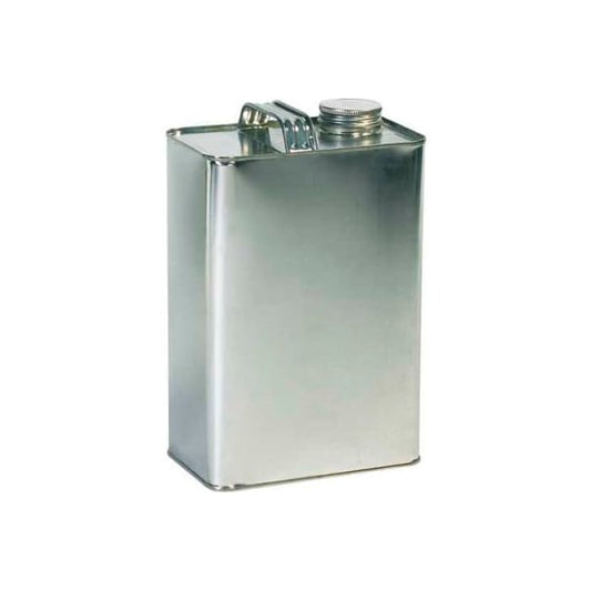 Metal F Style Cans 1 Gal. Silver 40/Pack