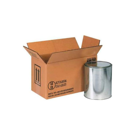 Haz Mat Boxes For Two 1 Gal. Paint Cans, 14-1/8"L x 6-7/8"W x 7-7/8"H, Kraft, 20/Pack