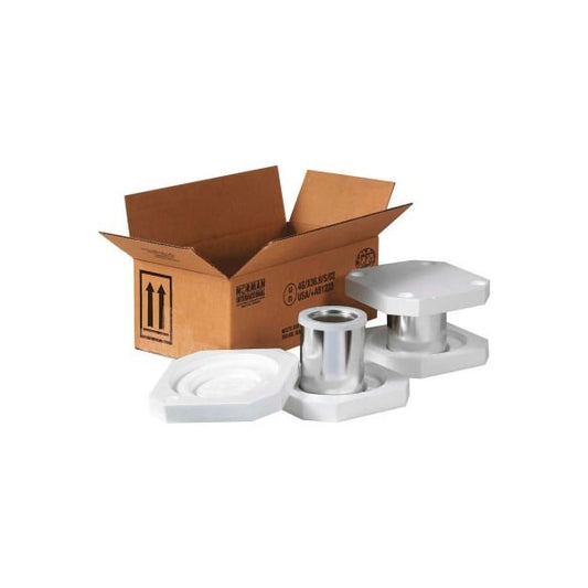 Two 1 Gal. Foam Haz Mat Shipper Kit, 17"L x 8-1/2"W x 9-5/16"H