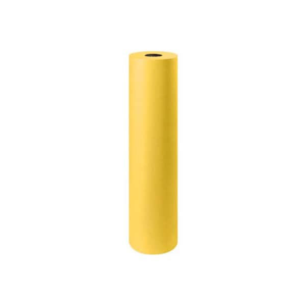 Colored Kraft Paper 50 lbs. 36W x 1000L Yellow 1 Roll