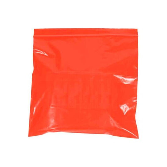 Reclosable Poly Bags 2W x 3L 2 Mil Red 1000/Pack