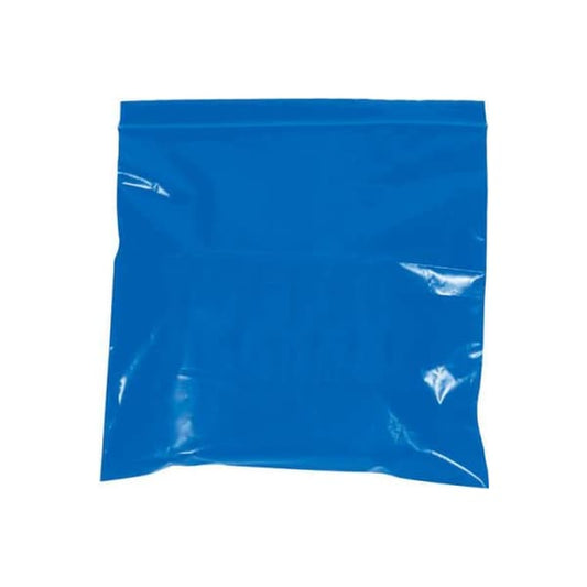 Reclosable Poly Bags, 10"W x 12"L, 2 Mil, Blue, 1000/Pack