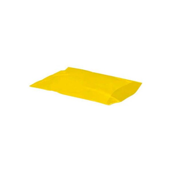 Flat Poly Bags, 4"W x 6"L, 2 Mil, Yellow, 1000/Pack