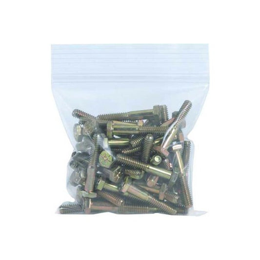 Reclosable Poly Bags 3W x 5L 8 Mil Clear 1000/Pack
