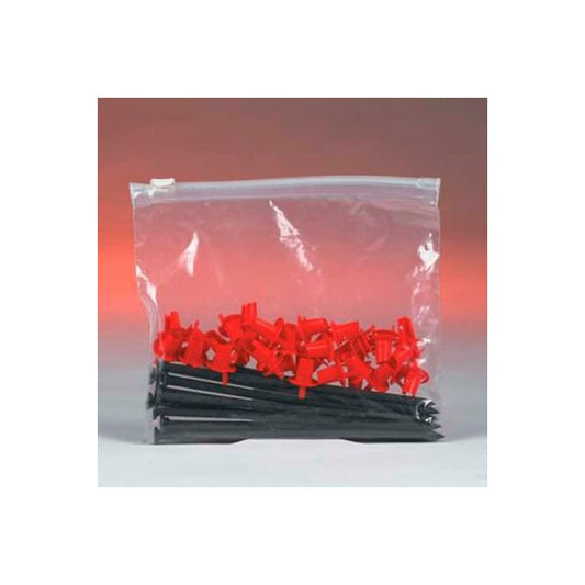 Reclosable Slider Zip Poly Bags 10W x 13L 3 Mil 100/Pack
