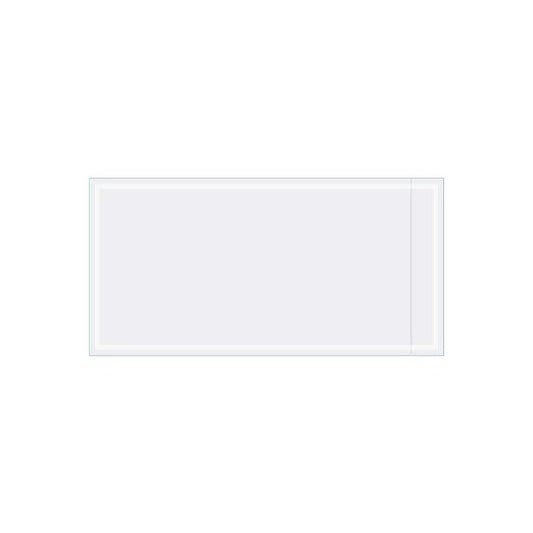 Document Envelopes, 12"L x 6"W, Clear, 1000/Pack