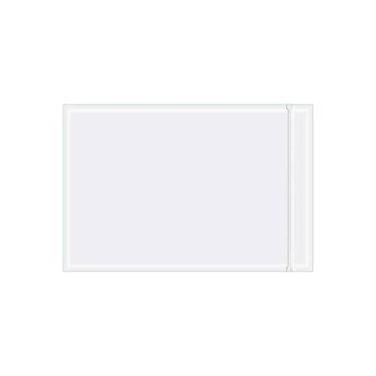 Resealable Document Envelopes, 6"L x 4"W, Clear, 1000/Pack