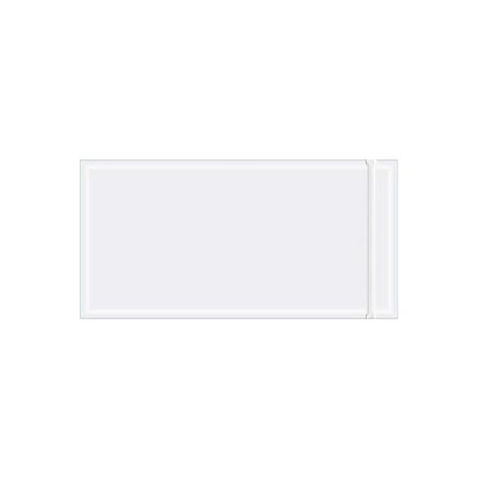Resealable Document Envelopes, 10"L x 5"W, Clear, 1000/Pack