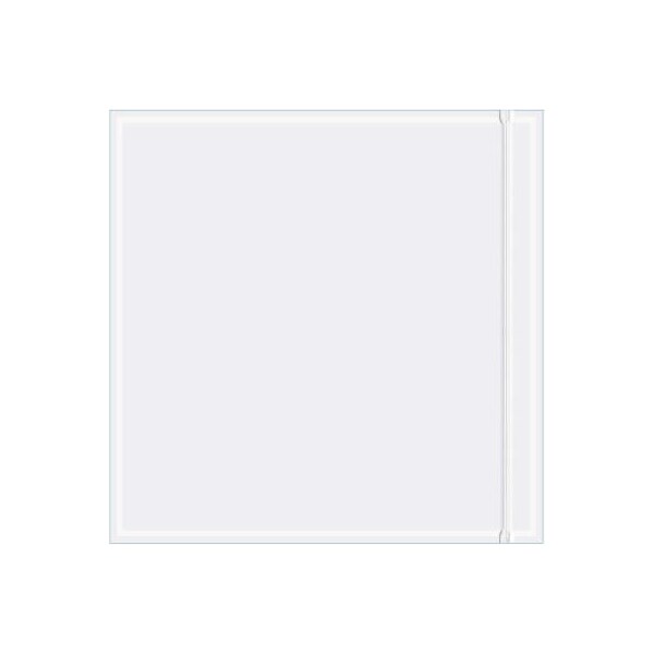 Resealable Document Envelopes, 6"L x 6"W, Clear, 1000/Pack