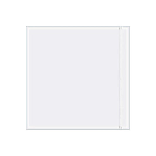 Resealable Document Envelopes, 6"L x 6"W, Clear, 1000/Pack
