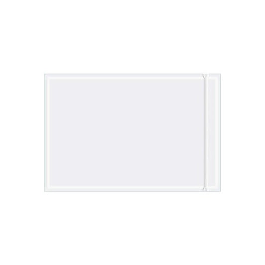 Resealable Document Envelopes, 9"L x 6"W, Clear, 1000/Pack