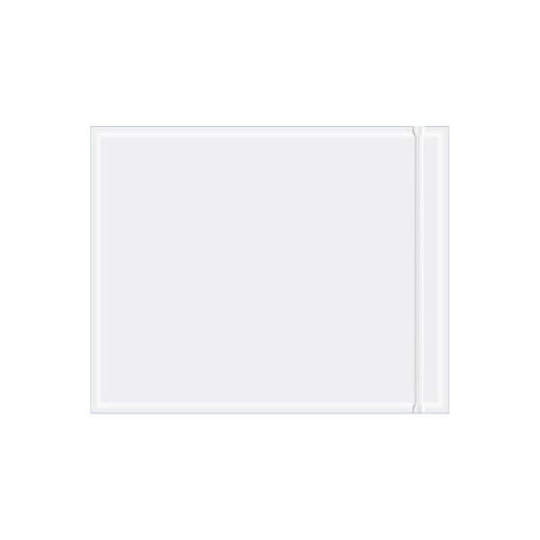 Resealable Document Envelopes, 11"L x 8-1/2"W, Clear, 500/Pack