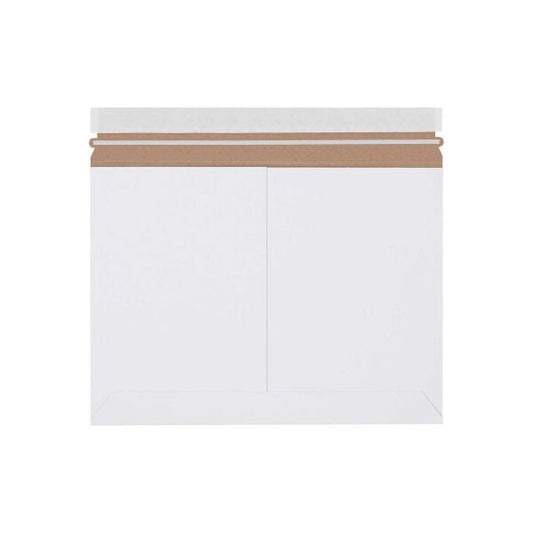 Stayflats Lite® Side Loading Mailers, 12-1/4"W x 9-3/4"L, White, 200/Pack
