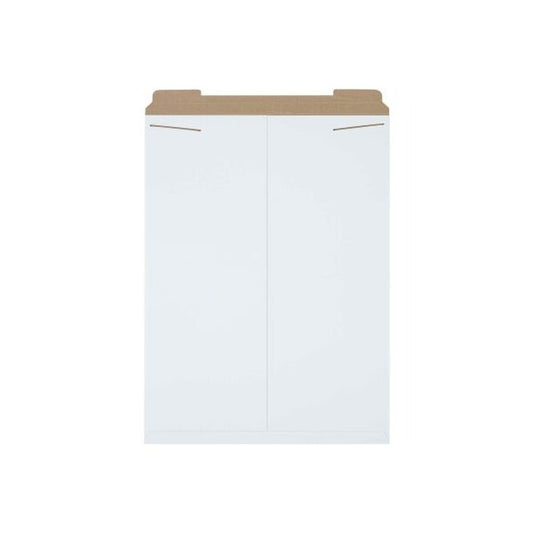 Stayflats® Tab Lock Mailers, 20"W x 27"L, White, 50/Pack