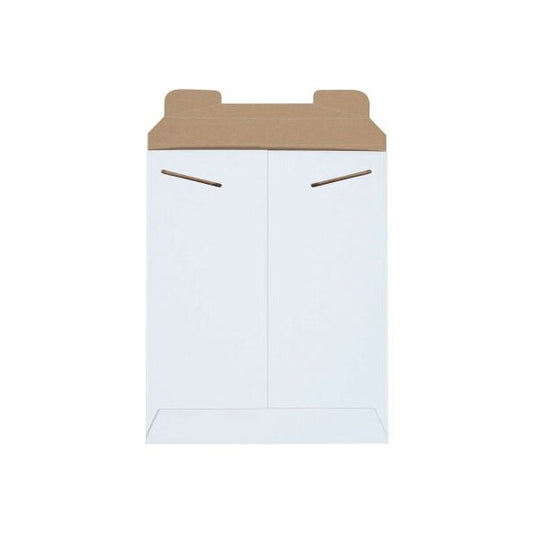 Stayflats¬Æ Tab Lock Mailers, 8-1/2"W x 10-1/2"L, White, 100/Pack