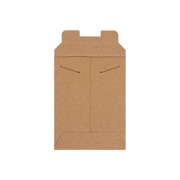 Stayflats® Tab Lock Mailers, 6"W x 8"L, Kraft, 100/Pack