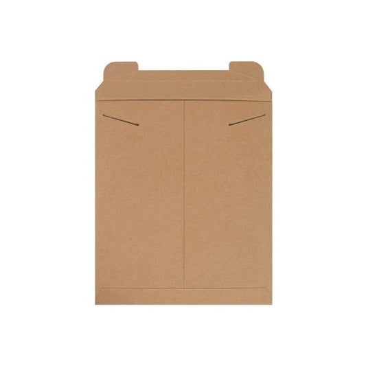 Stayflats® Tab Lock Mailers, 12-3/4"W x 15"L, Kraft, 100/Pack