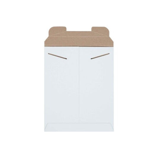 Stayflats¬Æ Tab Lock Mailers, 9-3/4"W x 12-1/4"L, White, 100/Pack