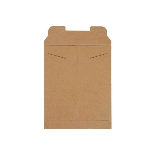 Stayflats® Tab Lock Mailers, 9-3/4"W x 12-1/4"L, Kraft, 100/Pack