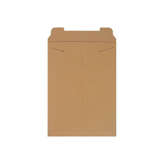 Stayflats® Tab Lock Mailers, 13"W x 18"L, Kraft, 100/Pack