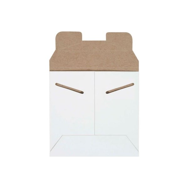 Stayflats¬Æ Tab Lock Mailers, 5-1/8"W x 5-1/8"L, White, 200/Pack