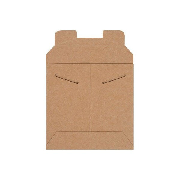 Stayflats¬Æ Tab Lock Mailers, 6"W x 6"L, Kraft, 200/Pack