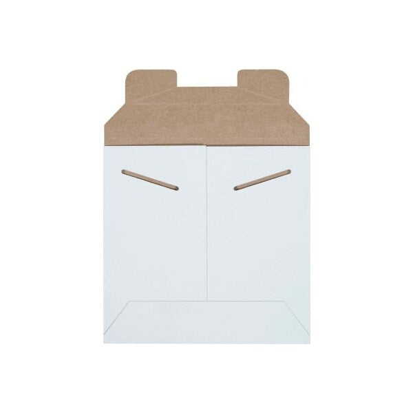 Stayflats¬Æ Tab Lock Mailers, 6"W x 6"L, White, 200/Pack