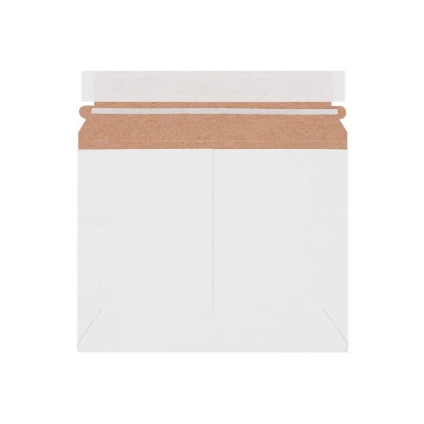 Stayflats Lite® Utility Flat Mailers, 8"W x 6"L, White, 200/Pack