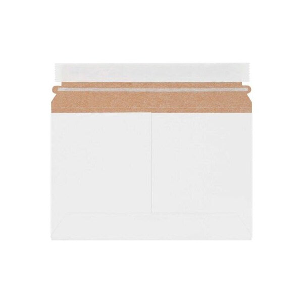 Stayflats Lite® Utility Flat Mailers, 9-1/2"W x 6"L, White, 200/Pack