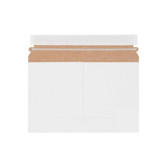 Stayflats Lite® Utility Flat Mailers, 9-1/2"W x 6"L, White, 200/Pack