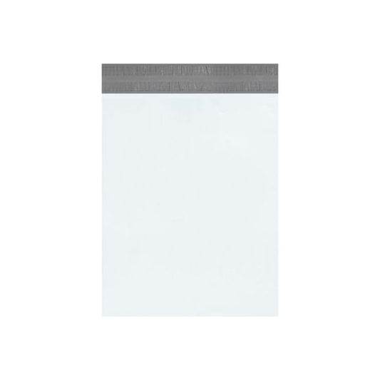 Returnable Poly Mailers, 19"W x 24"L, 2.5 Mil, White, 100/Pack