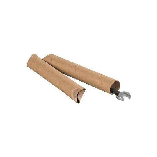 Crimped End Mailing Tubes, 1-1/2" Dia. x 16"L, 0.08" Thick, Kraft, 70/Pack