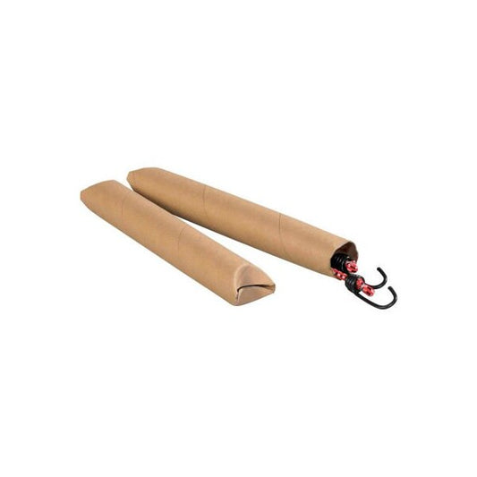 Crimped End Mailing Tubes, 2" Dia. x 36"L, 0.06" Thick, Kraft, 50/Pack