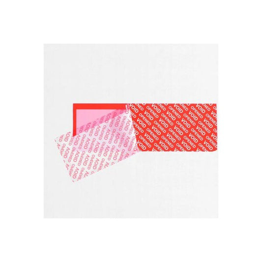 Tape Logic¬Æ Security Strips on a Roll 2" x 5-3/4" 3.9 Mil Red - 330 Strips