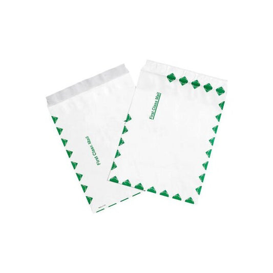 Tyvek¬Æ Self Seal Flat Envelopes, 9"W x 12"L, First Class, 100/Pack