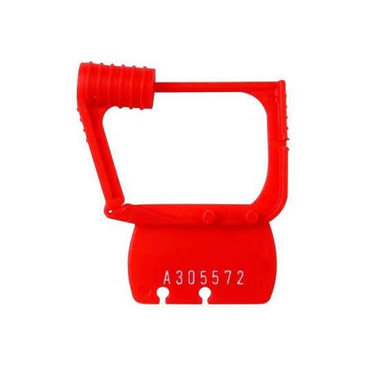 Detecto® Red Plastic Seals, Individually Numbered, Bag of 50