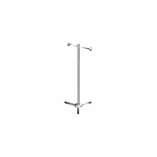Shopping Bag Rack w/ 2 Arms - Chrome