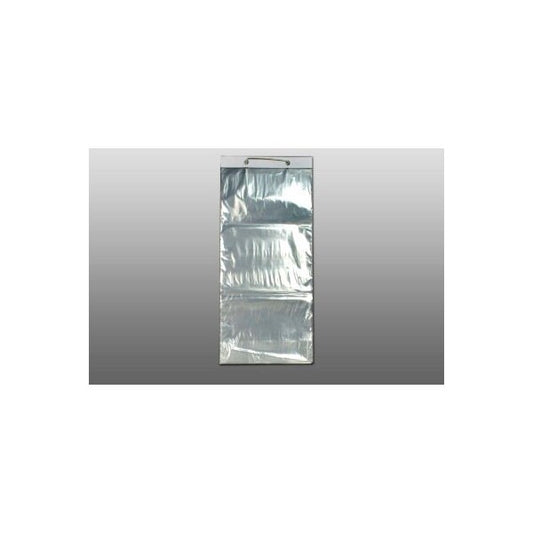 Gusseted Poly Bags, 11"W x 4"D x 14"L, 1 Mil, 1000/Pack